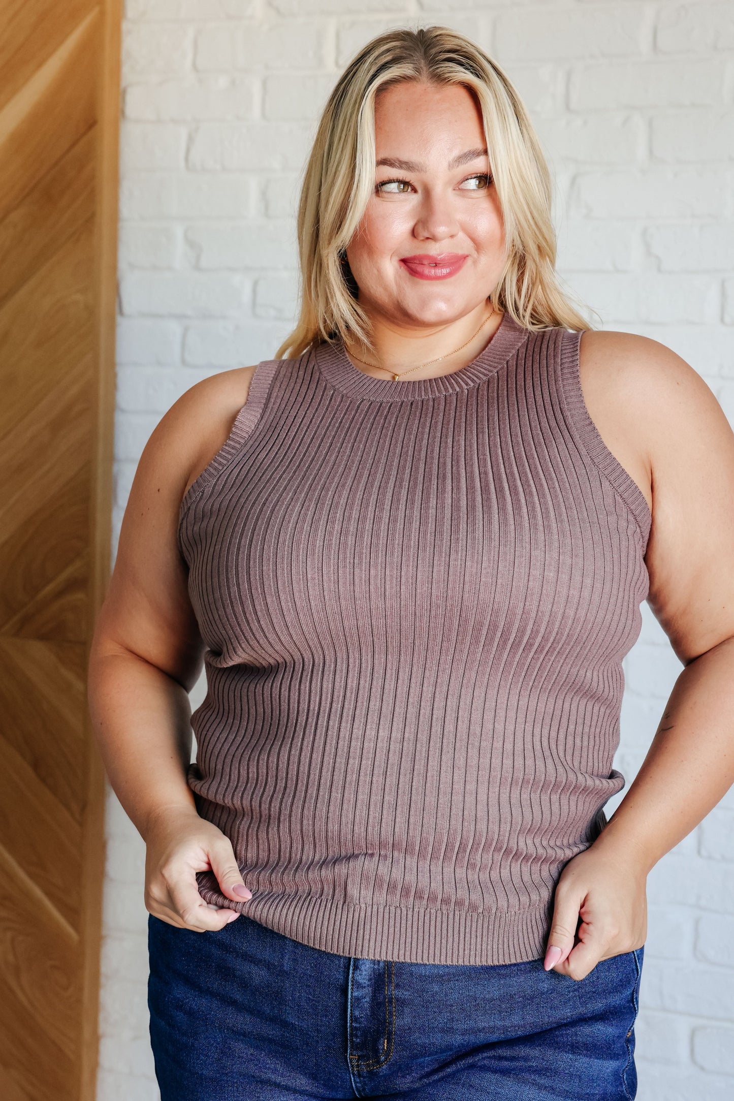Mocha Sweater Tank