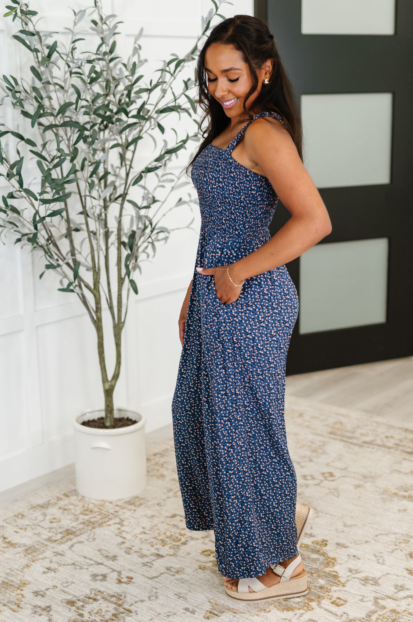 Best Life Floral Jumpsuit