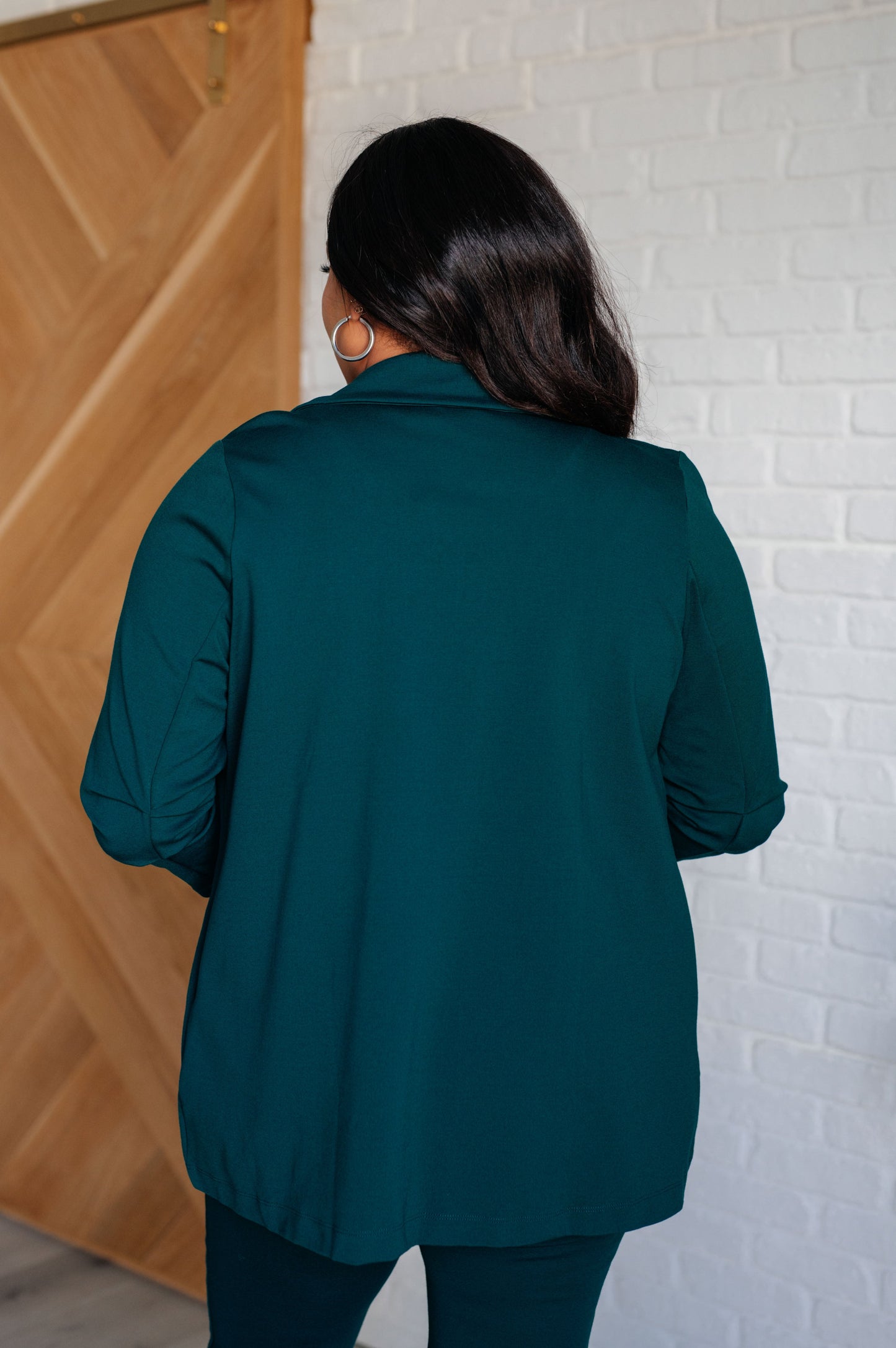 Deliberate Blazer in Hunter Green