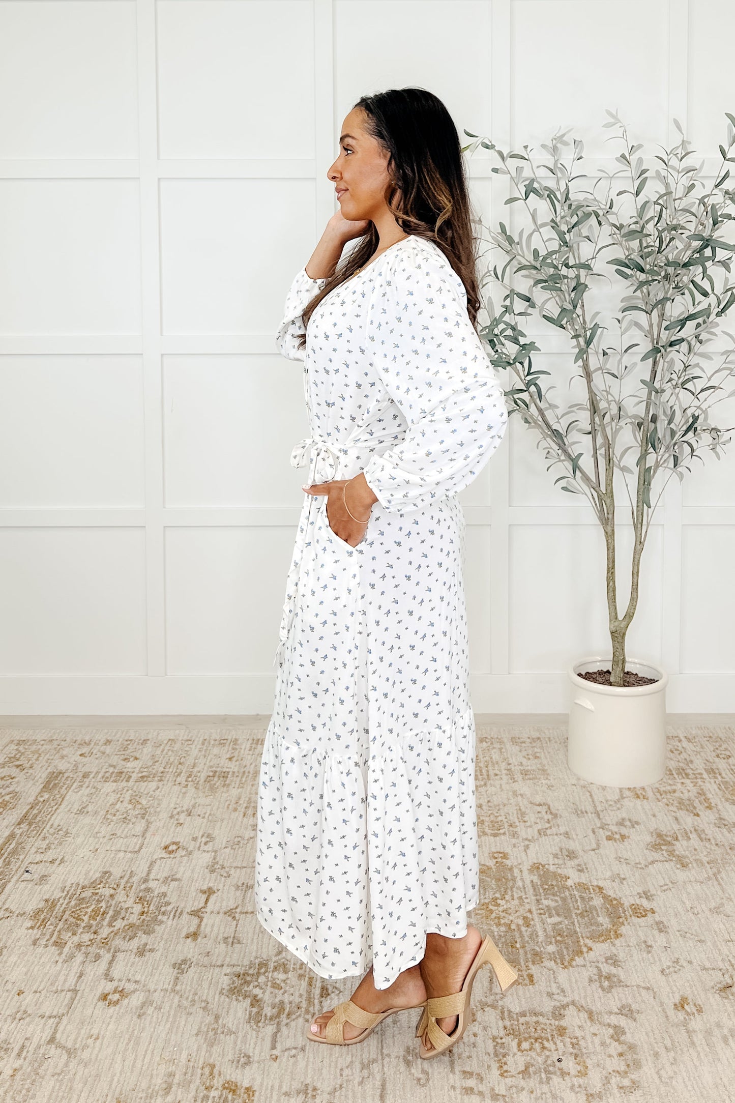 Maple Flower Dress - Sized up to 4X