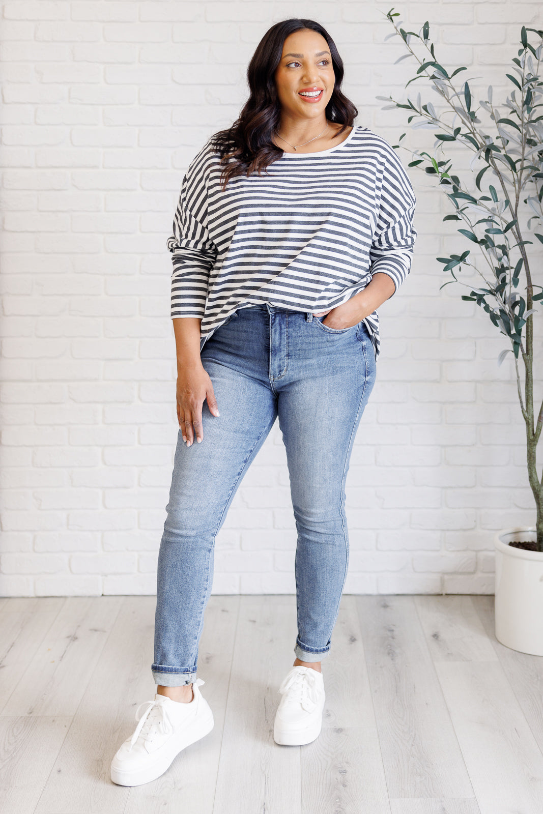 Hirsch Striped Top