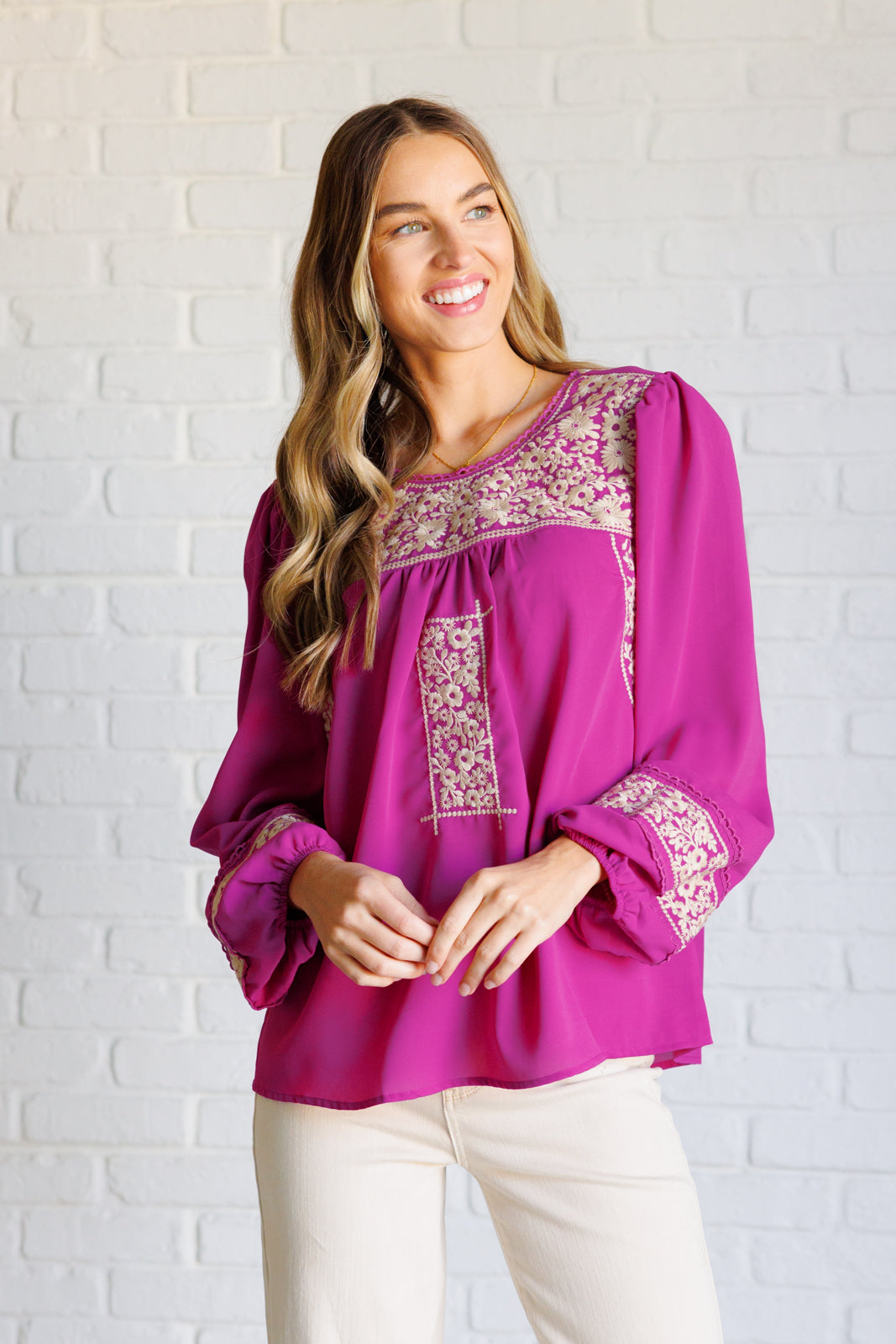 Infinite Embroidered Blouse