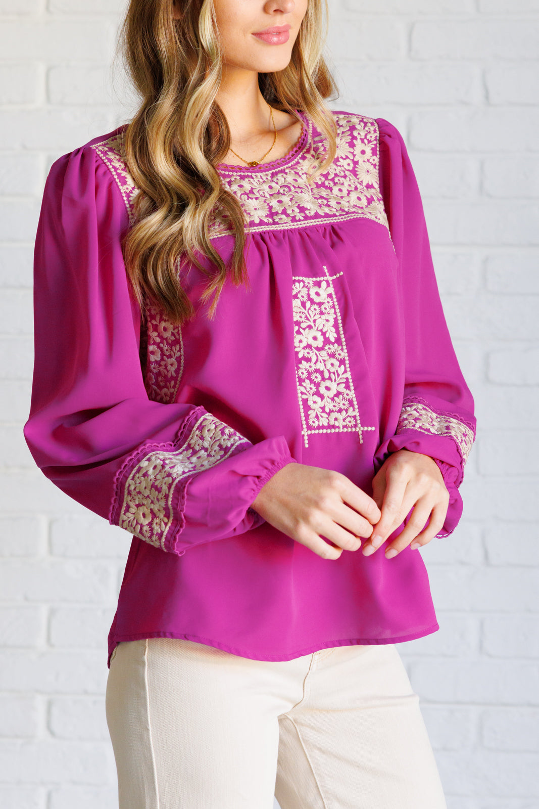 Infinite Embroidered Blouse