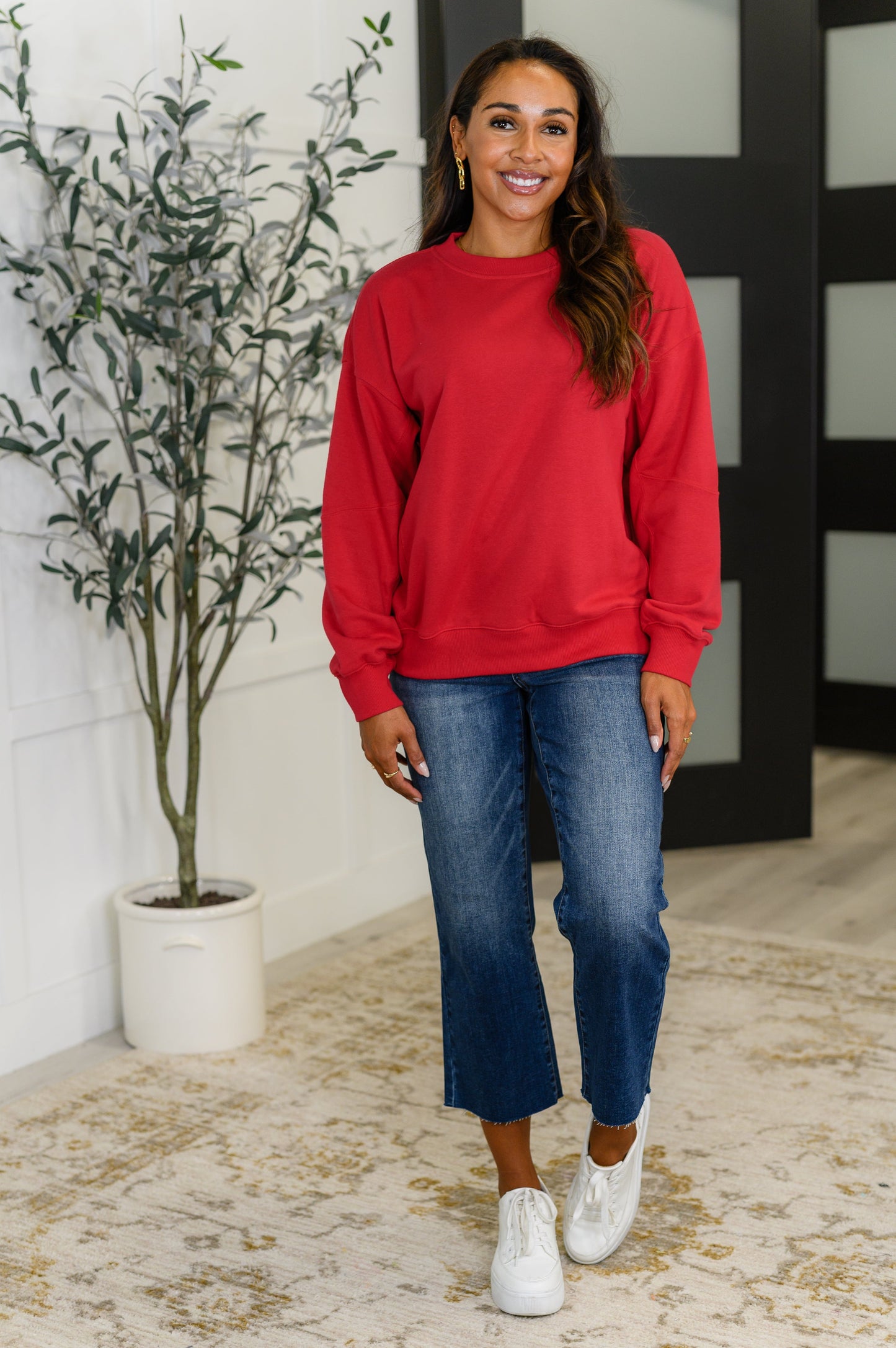 True Red Pullover