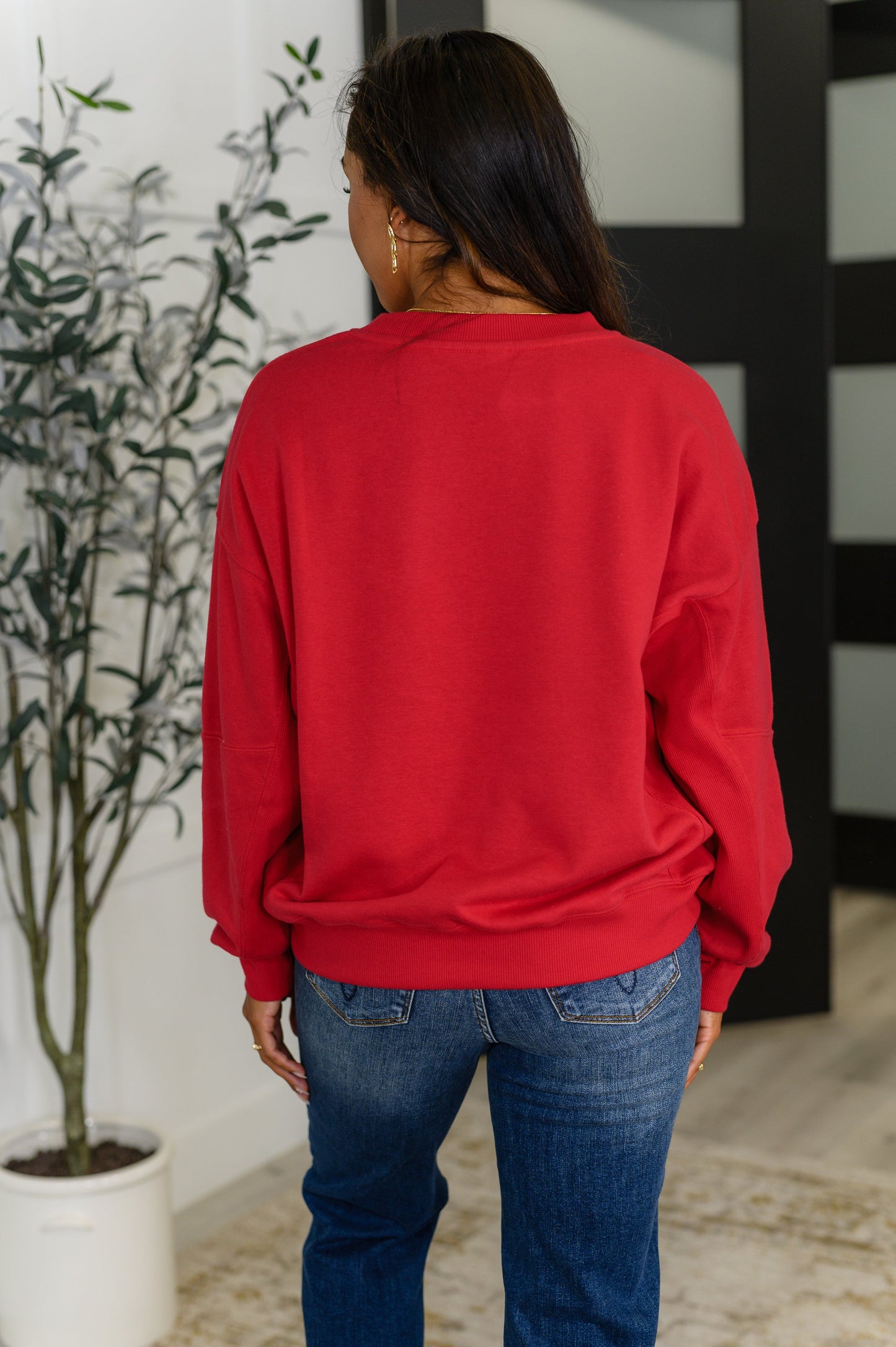 True Red Pullover