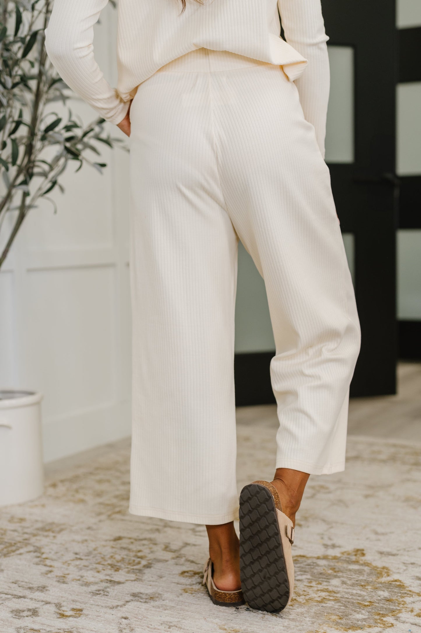 Thyme Culottes in Cream - Sized to 4X