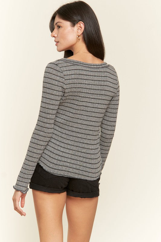 PLUS - Risa Striped Top