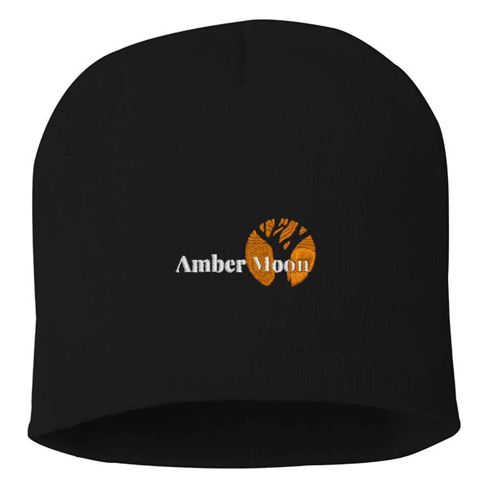 Amber Moon Merch Stitched Logo Beanie
