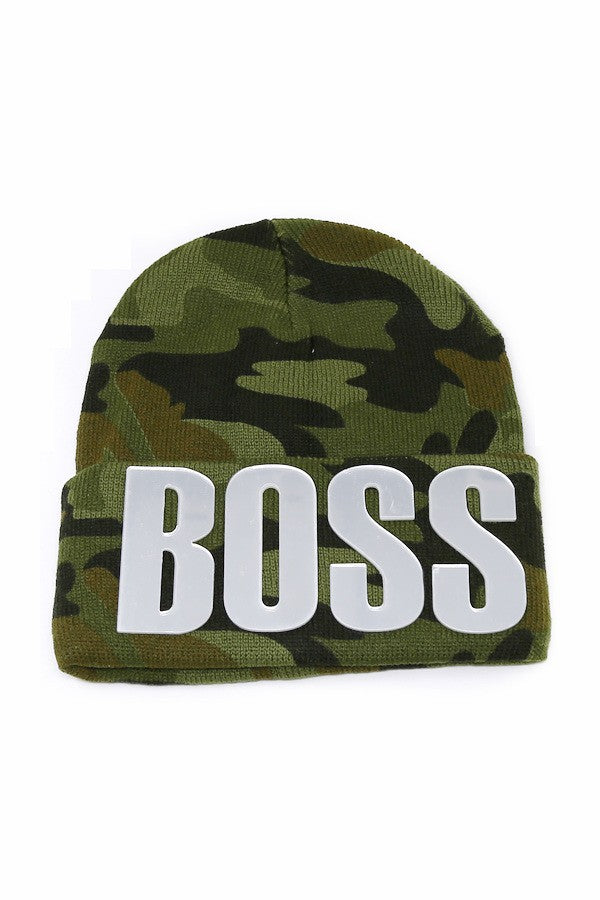 BOSS Camo Beanie - Unisex