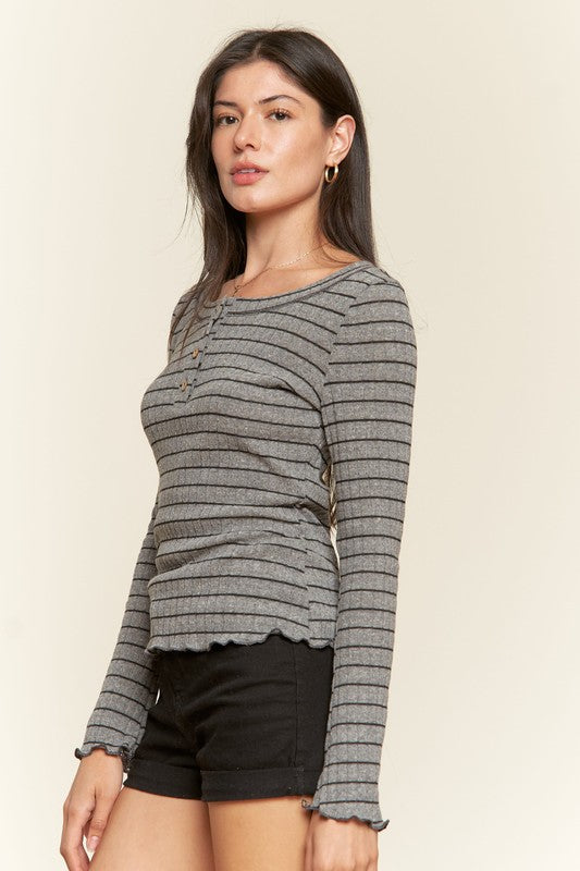 PLUS - Risa Striped Top