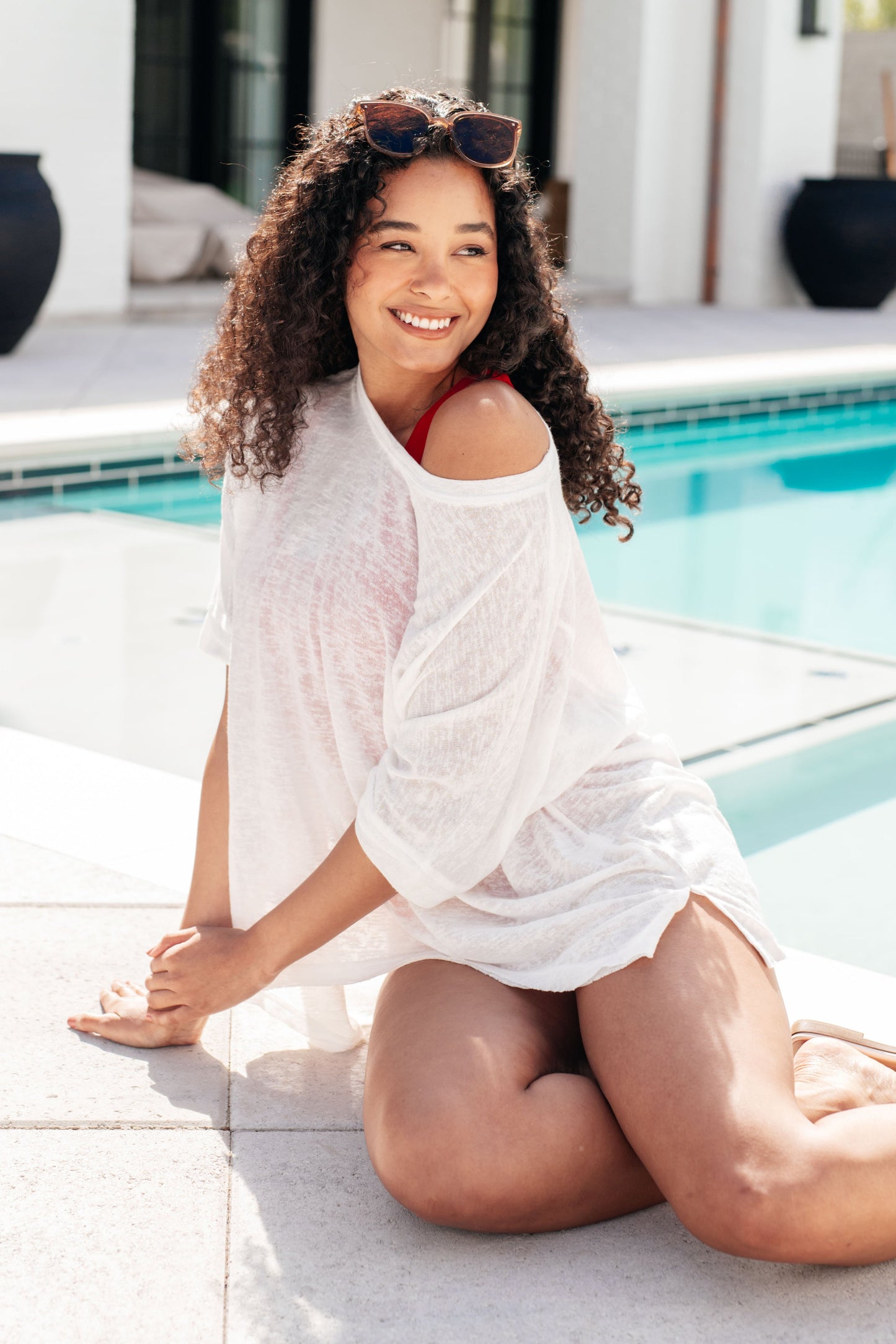White Oversized Tunic