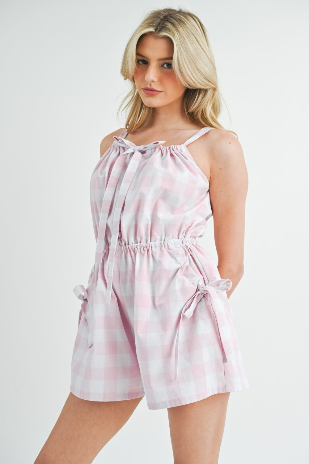 Plaid Romper