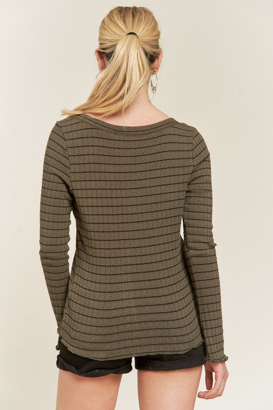 PLUS - Risa Striped Top