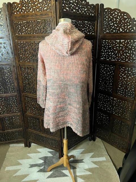 Amber Moon Revival: Ombre Hooded Cardigan