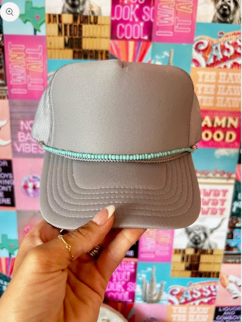 Turquoise Removable Hat Band