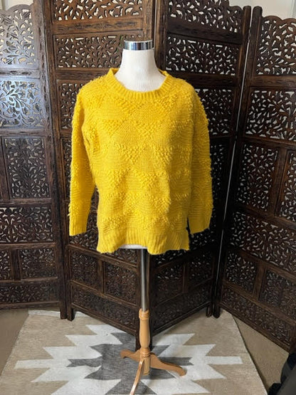 Amber Moon Revival: Yellow Gold Sweater