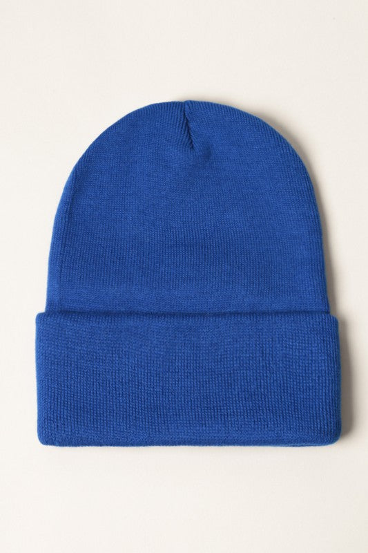 Unisex Solid Beanie