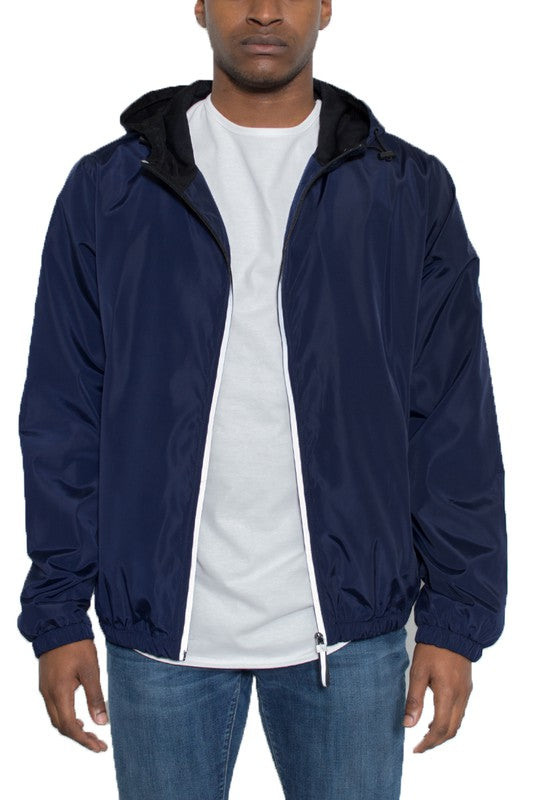 Hooded Windbreaker in multiple colors