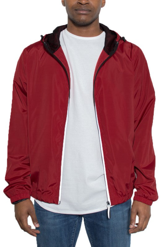 Hooded Windbreaker in multiple colors