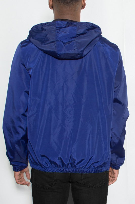 Hooded Windbreaker in multiple colors