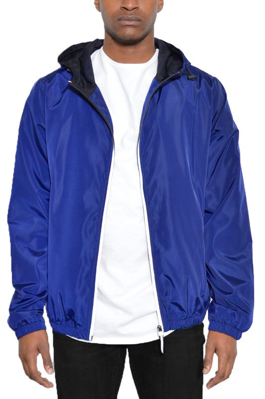 Hooded Windbreaker in multiple colors