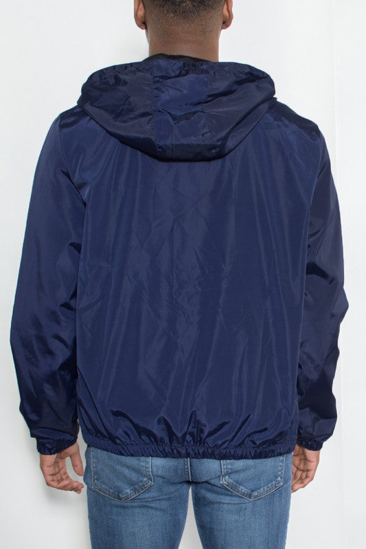 Hooded Windbreaker in multiple colors