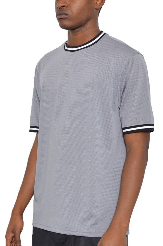 Micromesh Ringer T-Shirt in multiple colors