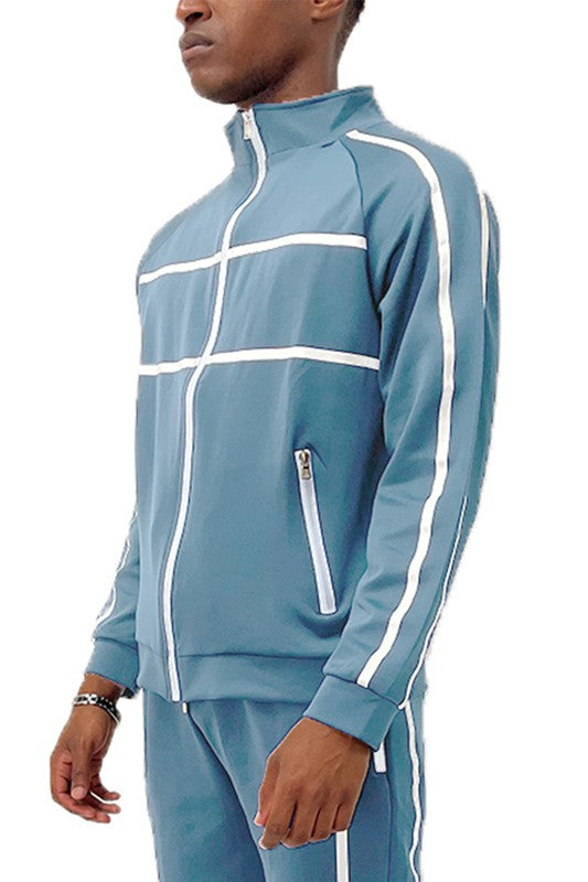 Tape Stripe Track Jacket in multiple colors