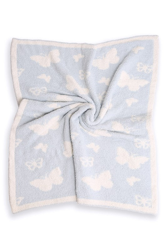 Kids Butterfly Throw Blanket