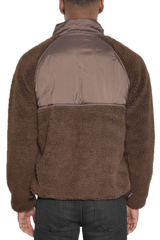 Sherpa Fleece Jacket in multiple colors