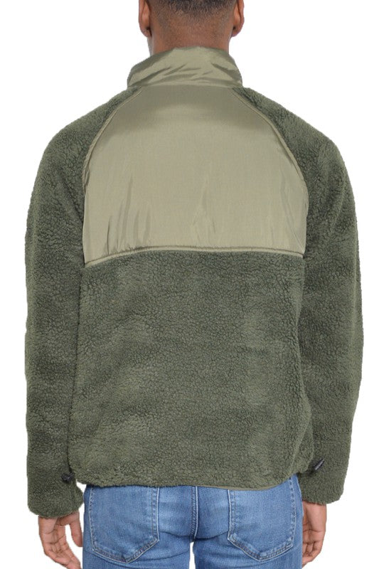 Sherpa Fleece Jacket in multiple colors