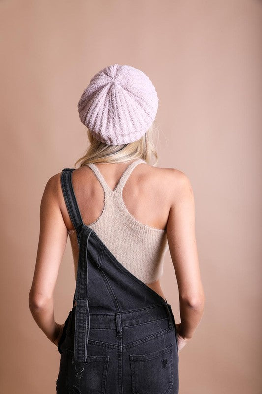 Boucle Knit Beret in multiple colors