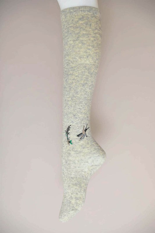 Hummingbird Knee High Socks