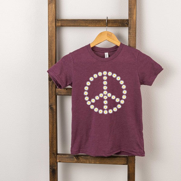 Daisy Peace Sign Toddler Tee