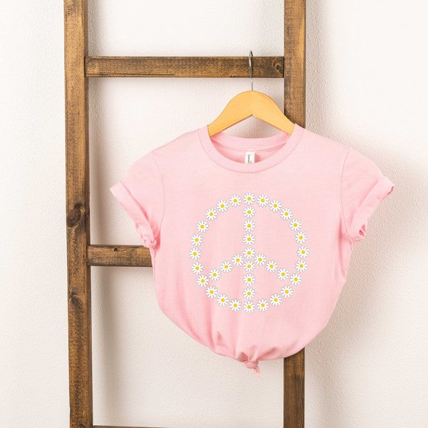 Daisy Peace Sign Toddler Tee