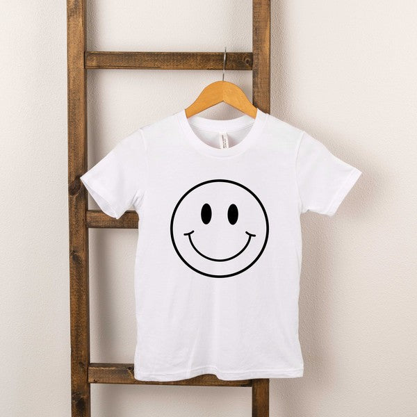 Smiley Face Toddler Tee in multiple colors