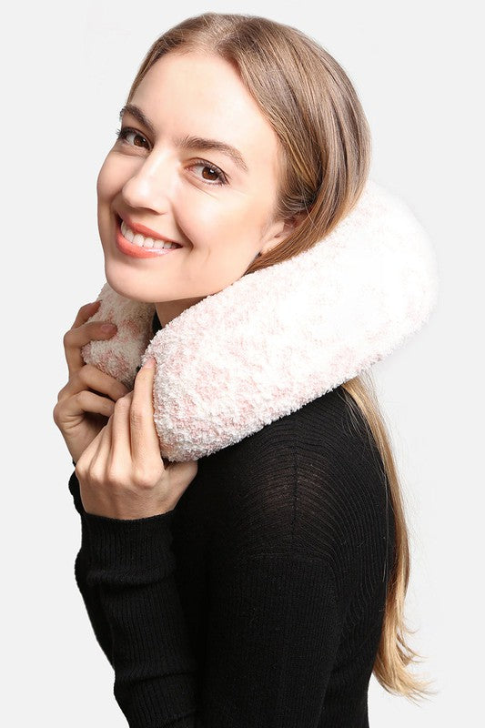 Leopard Travel Neck Pillow in multiple colors