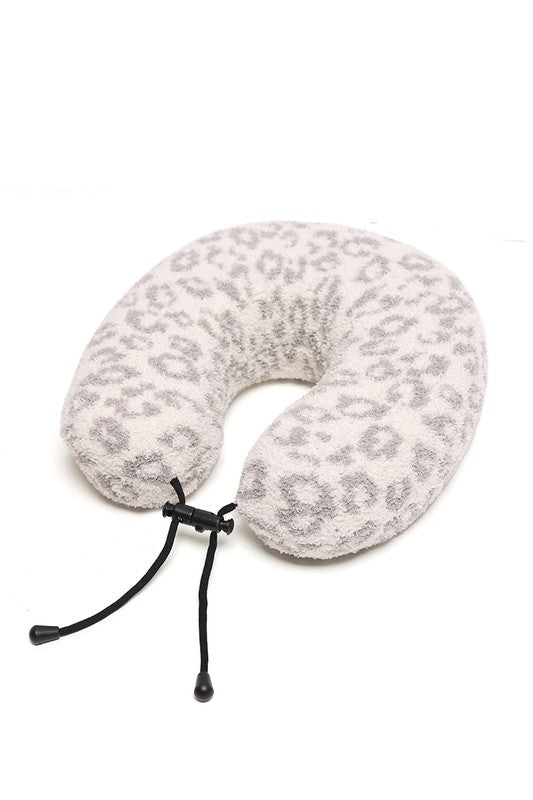 Leopard Travel Neck Pillow in multiple colors