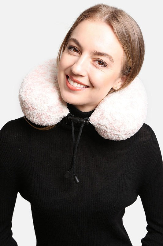 Leopard Travel Neck Pillow in multiple colors