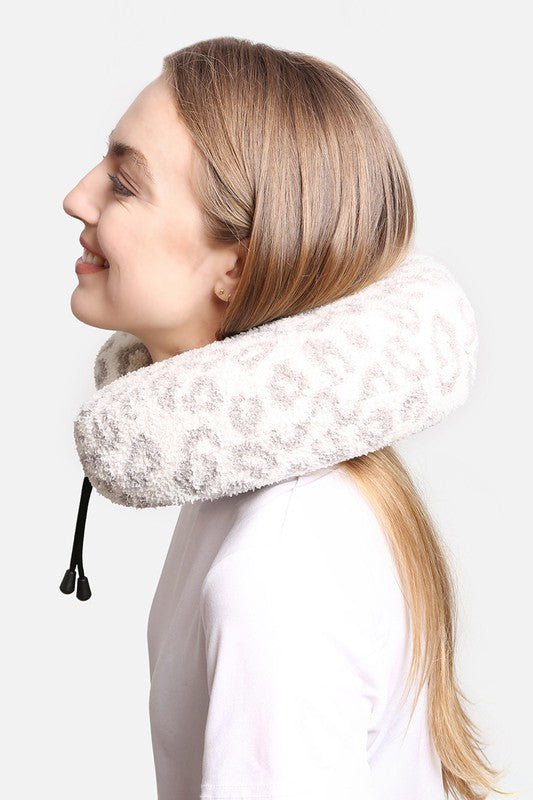 Leopard Travel Neck Pillow in multiple colors