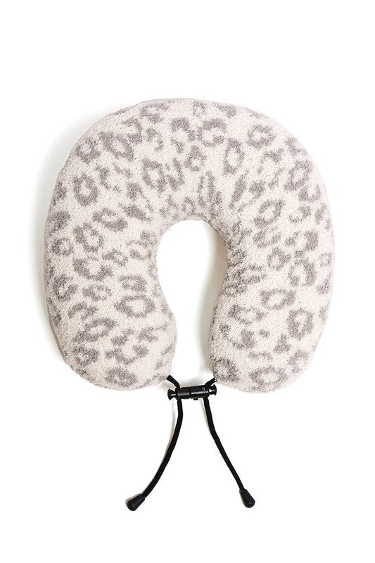 Leopard Travel Neck Pillow in multiple colors