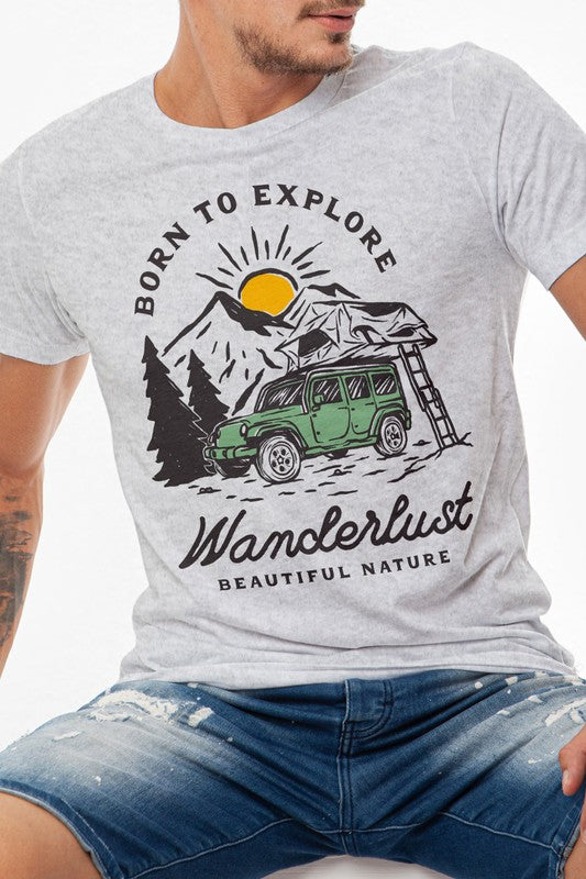 Born to Explore Wanderlust Graphic Tee