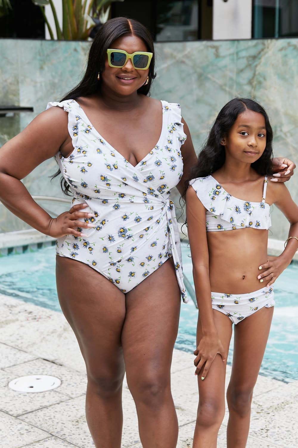 East Coast Shores One-Piece in Daisy Cream
