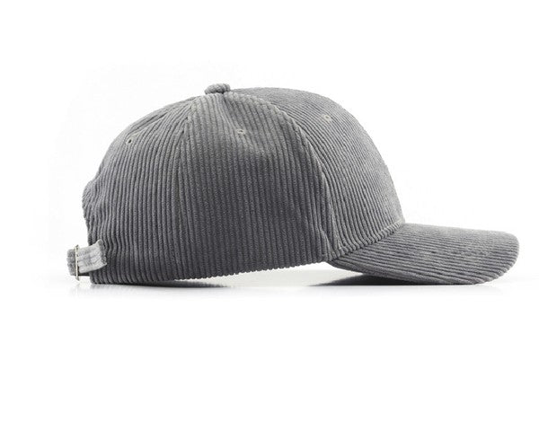 Corduroy Ball Cap in multiple colors
