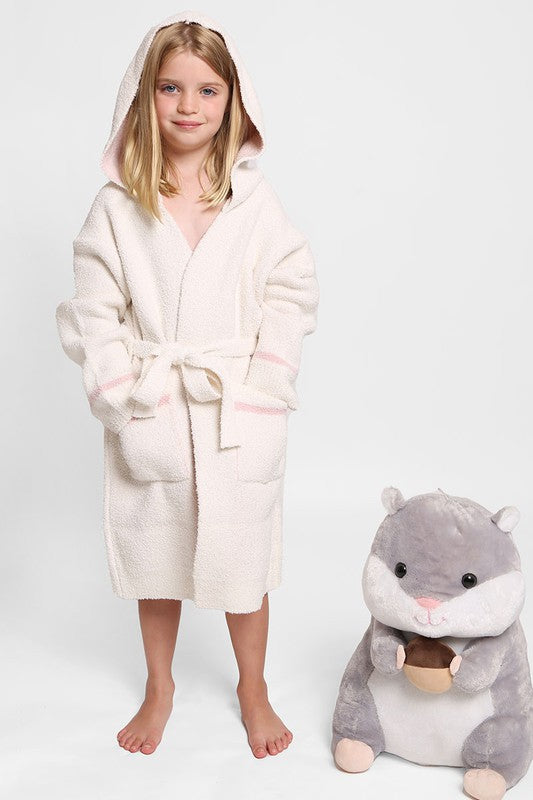 Kids Hooded Robe in multiple patterns