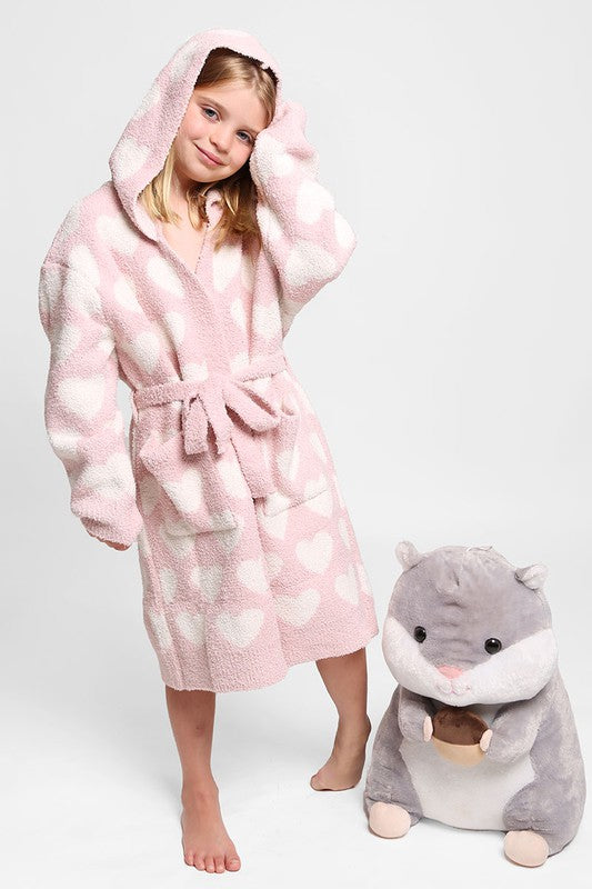 Kids Hooded Robe in multiple patterns