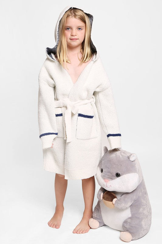 Kids Hooded Robe in multiple patterns