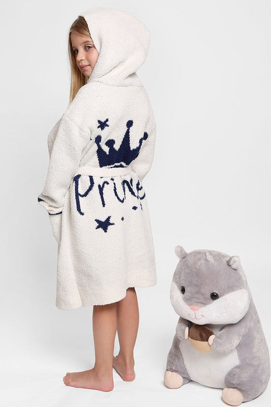 Kids Hooded Robe in multiple patterns
