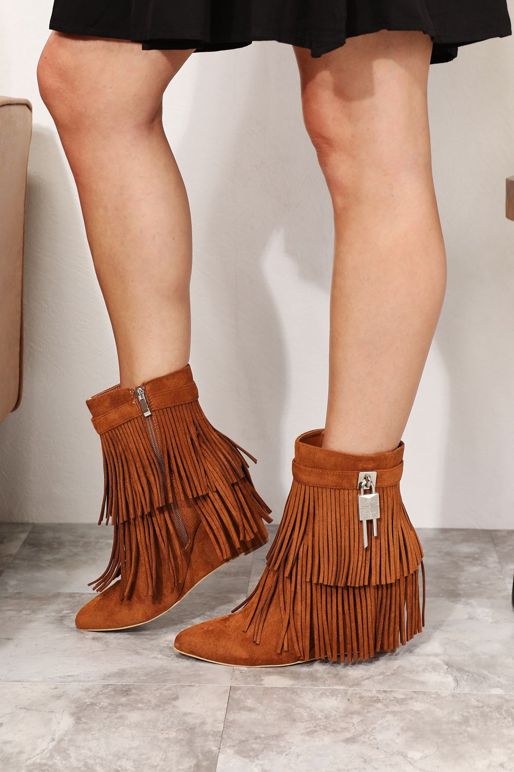 Fringe Booties