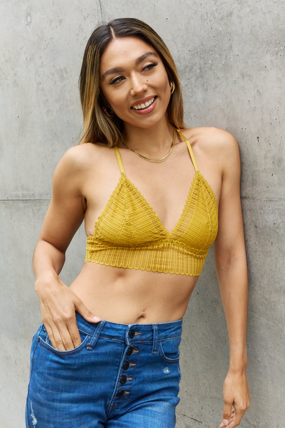 Kimber Bralette in Straw